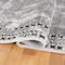 World Rug Gallery Bohemian Distressed Border Runner Rug 2' x 7' Black 386BLACK2X7 - alternate 6